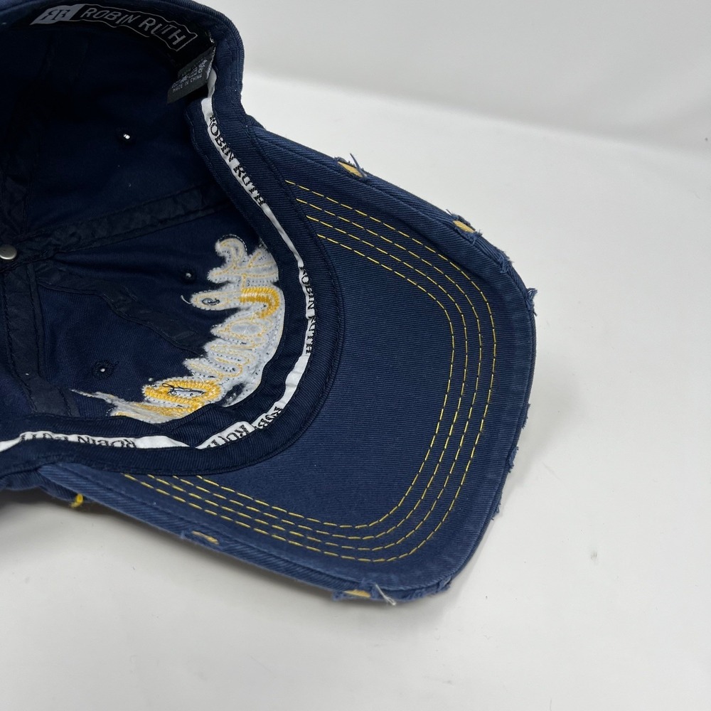 Robin Ruth Hawaii Hat Vintage Faded Distressed Embroidered Spellout Adjustable - Picture 6 of 8
